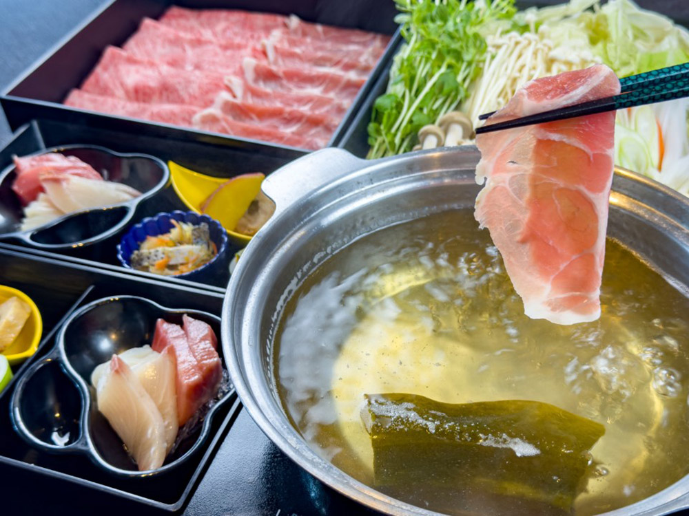 霜降り那須和牛サーロインのしゃぶしゃぶ画像1